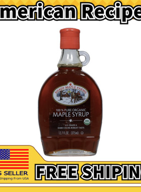 美国直邮Shady Maple Farms Organic Maple Syrup华夫饼枫糖浆375