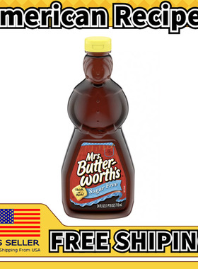 美国直邮Mrs. Butterworth's Sugar Free Syrup 华夫饼枫糖浆710g