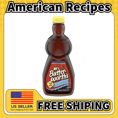 美国直邮Mrs. Butterworth's Sugar Free Syrup 华夫饼枫糖浆710g