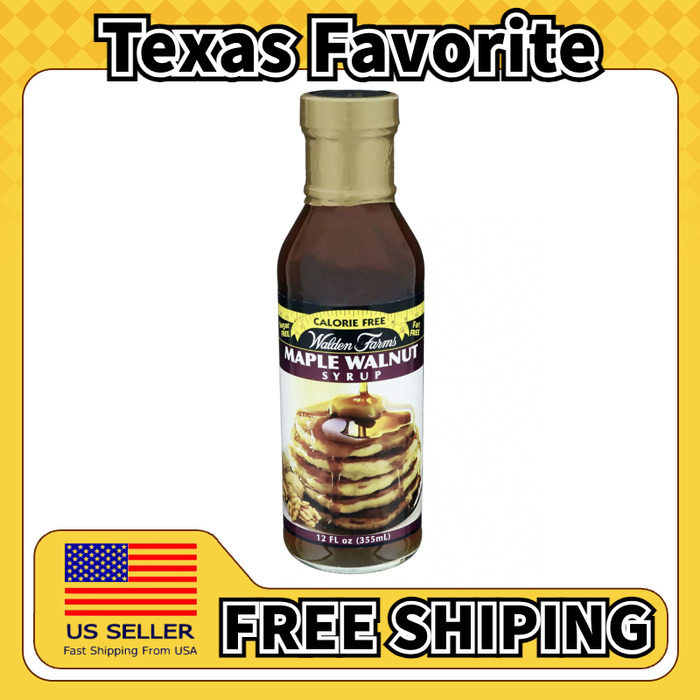 美国直邮Walden Farms Maple Walnut Syrup 煎饼华夫枫糖浆355g