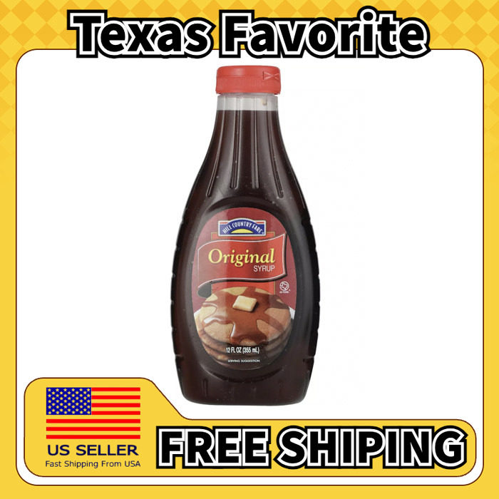 美国直邮Hill Country Fare Syrup 薄煎饼乳酪黄油华夫饼糖浆355g