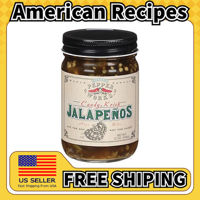 美国直邮Pepper Works Candy Krisp Jalapenos糖渍脆墨西哥辣椒