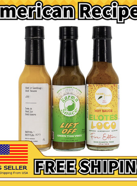 美国直邮HOT ONES HOT SAUCE WARMUP PACK SEASON 26 辣椒酱组合