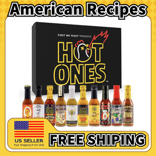 美国直邮HOT ONES HOT SAUCE SEASON 27期美式辣椒酱挑战