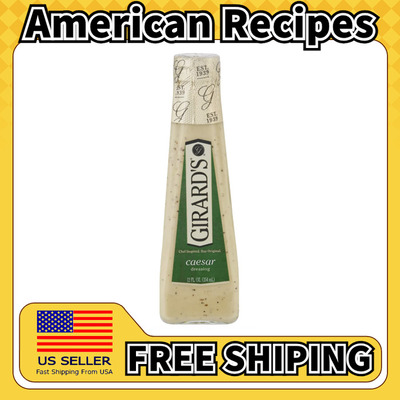 美国直邮Girard's Salad Dressing 牧场凯撒油醋蔬菜沙拉酱354g