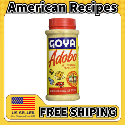 美国直邮Goya Adobo with Pepper美式烹饪胡椒调味料793g