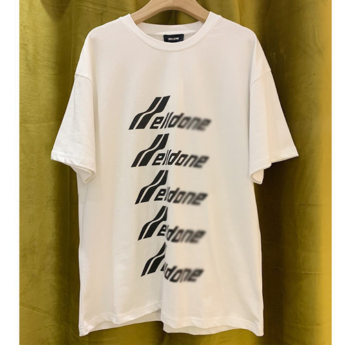 we11done龚俊同款印花短袖简约