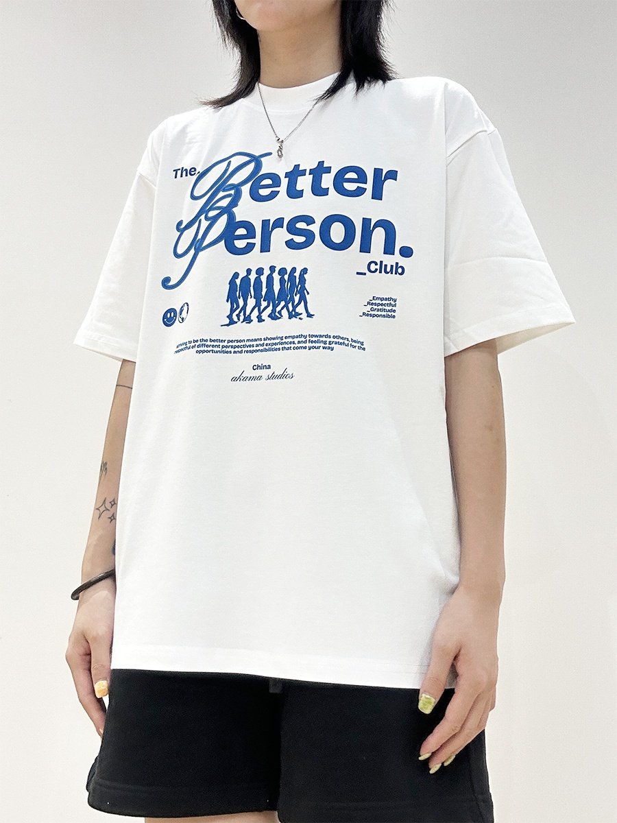 【冰感防晒】索罗娜T恤男女宽松休闲字母数码直喷印花小领口短袖