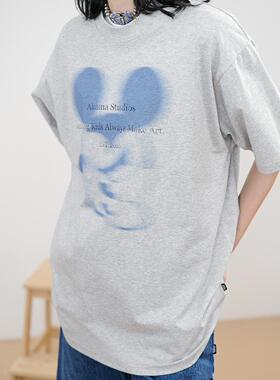 【冰感防晒】索罗娜T恤速干运动男女字母印花美式圆领宽松短袖