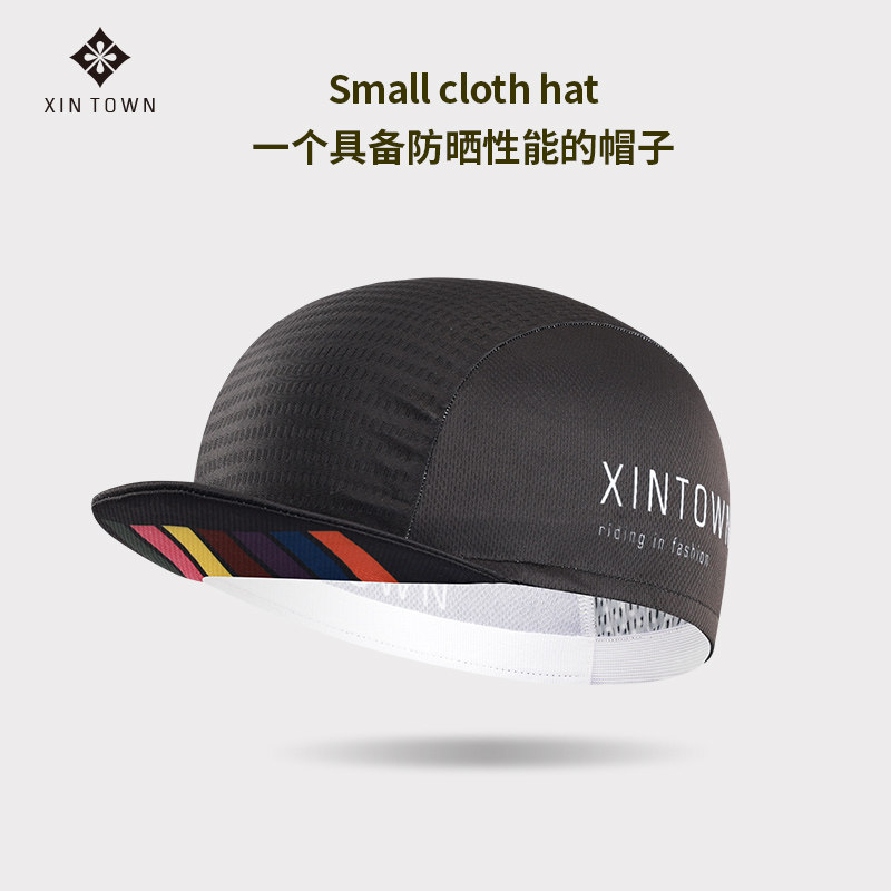 夏季户外防晒装备骑行小帽男吸汗速干跑步登山运动帽骑行小布帽