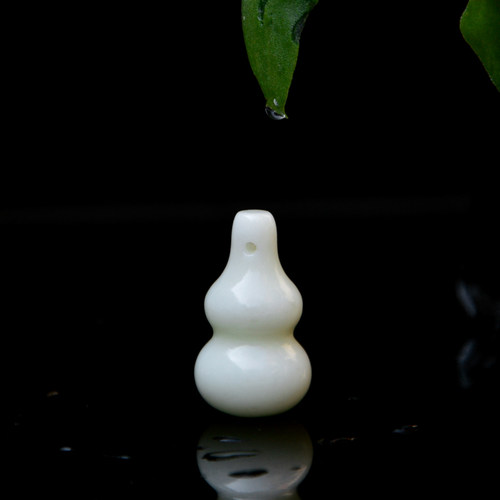 正品陕西蓝田玉葫芦吊坠挂件女士