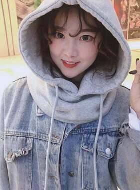 羽绒服帽子单买单独假领卫衣领子