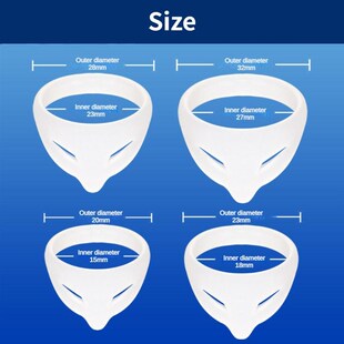 2Pcs Foreskin Corrector Ring Sex Toys for Men Penis Rings