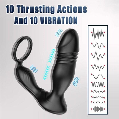 Bluetooth Anal Vibrators Thrusting Prostate Massager Vibrat