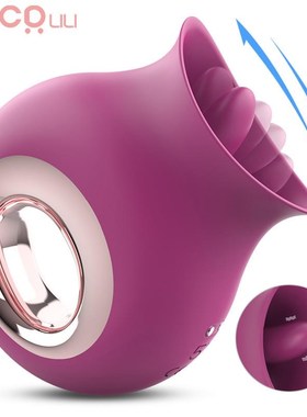 Vibrator for Women G-Spot Licking Dildo Clit Nipple Stimulat