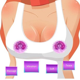 Wearable Breast Massager Toy Women Wireless Nipple Vibrator