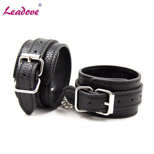 Handcuffs Toys Erotic Bondage Sex BDSM Leather Restraints