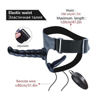 Remote Control Dildo Vibrator Strap on Double Dildos Anal Pl