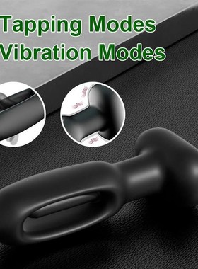 Tapping Prostate Massager Vibrating Butt Plug Anal APP Vibra