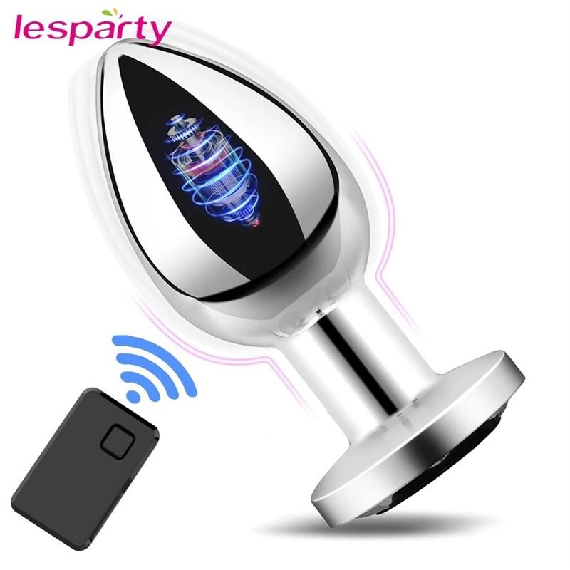 Stainless Steel Anal Butt Plug Vibrator Sex Toys Men Women p