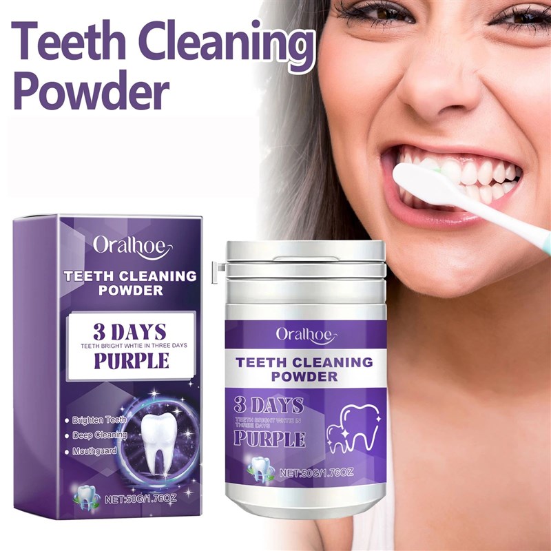 Teeth Whitening Powder Dental Plaque Satin Removal Teeth Ble