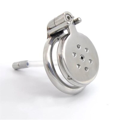 Stainless Steel Male Cock Penis Trumpet Cage Chastity Device