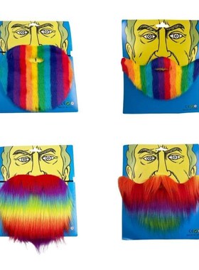 Halloween Fake Beard Funny Fake Mustache Facial Hair