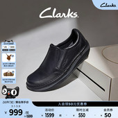 软透气商务乐福休闲皮鞋 Clarks其乐Un 春季 Step气垫王男鞋 Soul