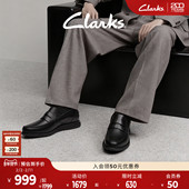 新款 经典 乐福一脚蹬商务通勤正装 Clarks其乐NovajoySlip男鞋 皮鞋
