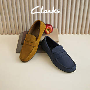 Clarks其乐男鞋 休闲舒适一脚蹬乐福鞋 豆豆鞋 春夏新品 男