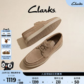 一脚蹬舒适百搭时髦休闲乐福鞋 新款 Boat男士 Clarks其乐Lockford