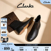 Clarks其乐Clarkdale 英伦风百搭切尔西靴复古生胶底短靴 Boot男鞋