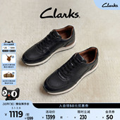 英伦风商务通勤休闲透气皮鞋 新款 Tie男士 Clarks其乐Radwell