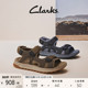 复古潮流魔术贴休闲凉鞋 Clarks其乐男鞋 舒适耐磨户外沙滩鞋 新品