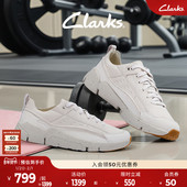 Run男士 新品 时髦舒适休闲厚底户外运动鞋 Clarks其乐Tri 小白鞋