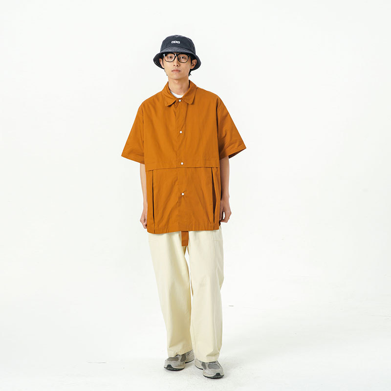 南夏乔装2025春新款cityboy宽松阔脚休闲裤日系潮牌直筒裤男长裤,男装休闲裤,电商S006（B521）