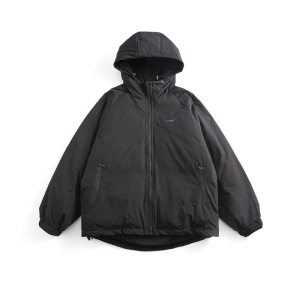 南夏FORN3日潮简约连帽棉服外套冬季新款cityboy宽松阔版加厚棉衣图片