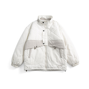 寻自FORN3 2025冬季新款简约棉服男日系潮流cityboy休闲立领棉衣图片