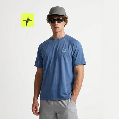 Glowing Box 2026SS 撞色运动速干健身T恤户外运动跑步防晒短袖