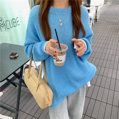 Real price loose Pullover knitted sweater