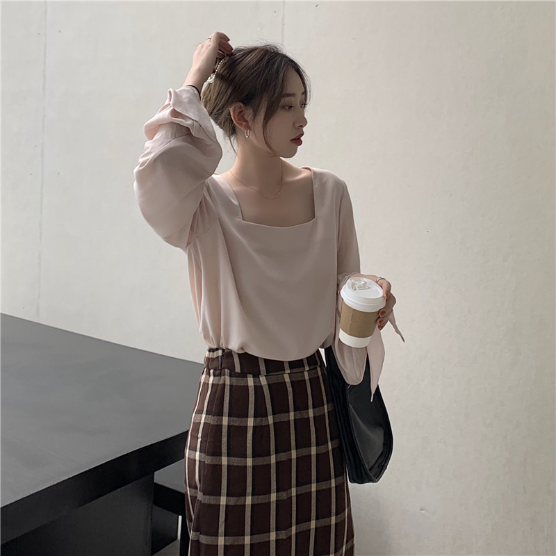 Real price water drop sleeve rabbit ear shirt