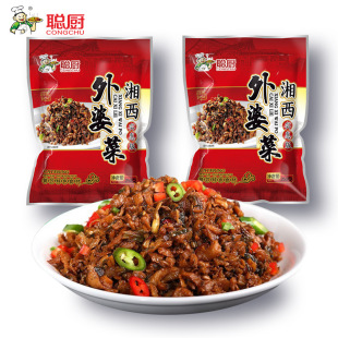 聪厨正宗湘西外婆菜特产下饭菜辣炒饭专用半成品250g湖南特色咸菜