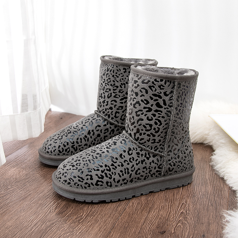 易打理雪地靴棉鞋冬季中筒