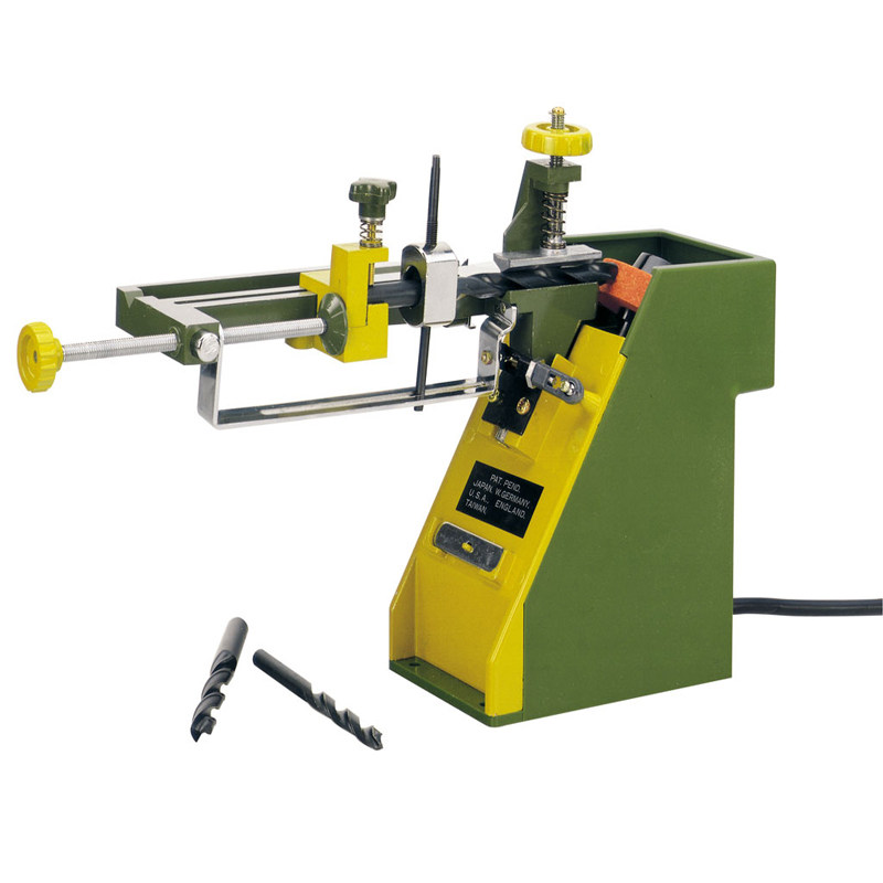 普颂德科proxxon麻花钻头磨刃机微型台式家用小型钻头研磨机21200