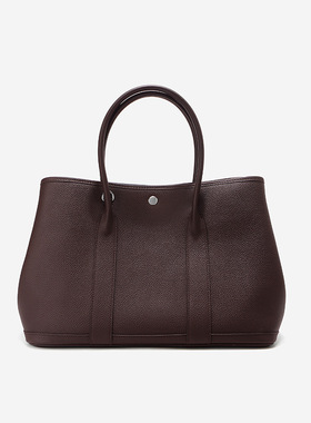 togo头层牛皮花园包女手提单肩托特包百搭简约水桶包通勤真皮大包