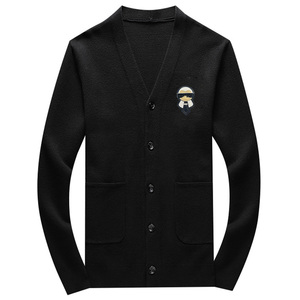 10726 P145 有4XL 常年做备有大货针织刺绣开衫外套毛衣外套开衫图片