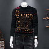 21801P135长期款秋冬长袖貂绒衫毛衣针织衫套头打底衫，男装针织衫/毛衣，电商D207