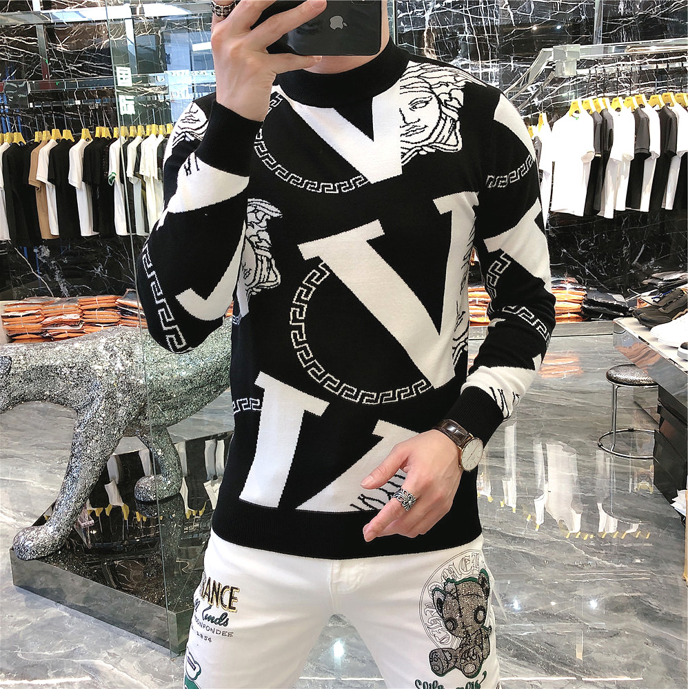 72032莉莉家主推羊毛衫不断货秋冬P135控198有4XL可穿210斤,男装针织衫/毛衣,电商D207