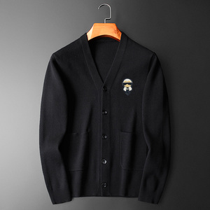 10726 P145 有4XL 常年做备有大货针织刺绣开衫外套毛衣外套开衫图片