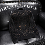 21820莉莉家不断货主推水貂绒毛衣P135控188有4XL可穿210斤，男装针织衫/毛衣，电商D207